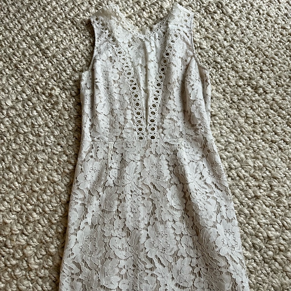 Saylor White Mini Dress